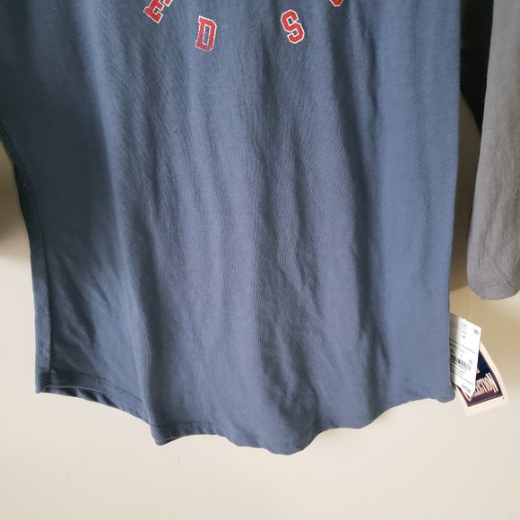 Boston Red Sox Women's Size Medium 3/4 Sleeve T Shirt MLB Blue NWT - Picture 3 of 11